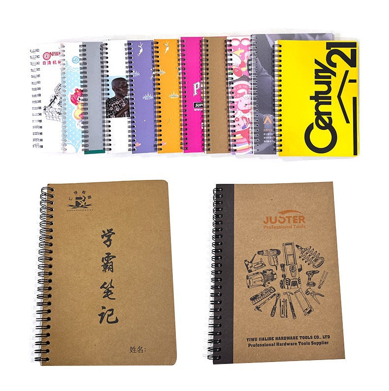 【客製筆記本】線圈牛皮筆記本 | 客製化工商日誌
